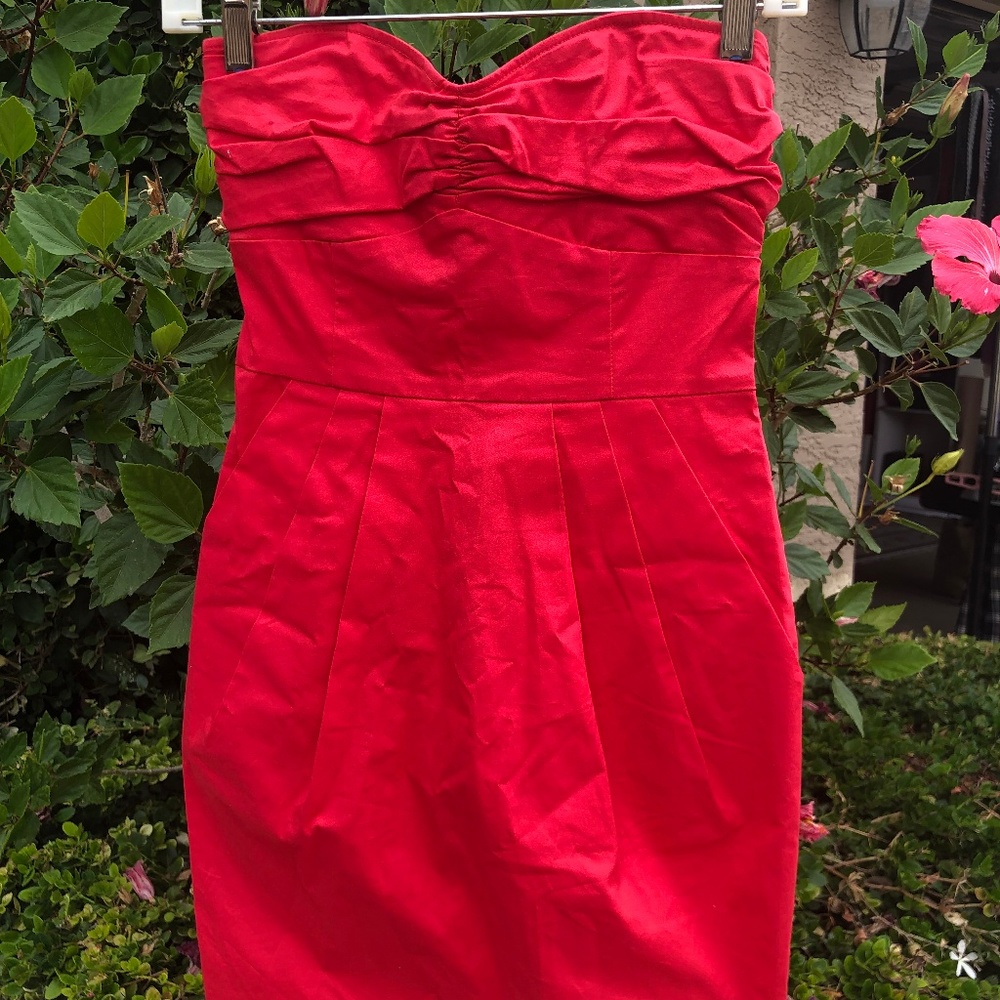 MNG Casual Coral Mini Dress w/ Pockets